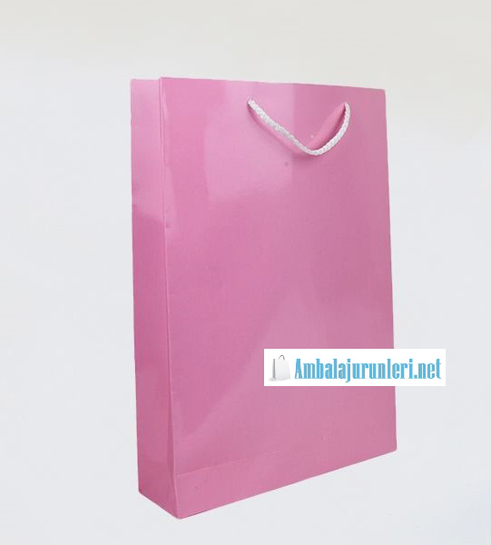 Karton Çanta Pembe 26*38cm