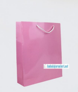 Karton Çanta Pembe 17*26cm