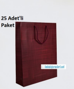 Karton Çanta Kahverengi 17*26cm