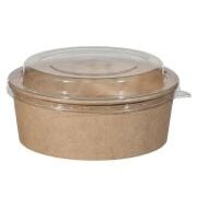 Karton Salata Kraft 1100cc Kap+Kapak 300 Adet