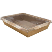 Yemek Kutusu Kraft 2100ml Kap+Kapak 300adet