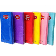 Roll-Up Kağıt Peçete Renkli 33x33 cm 20 adet