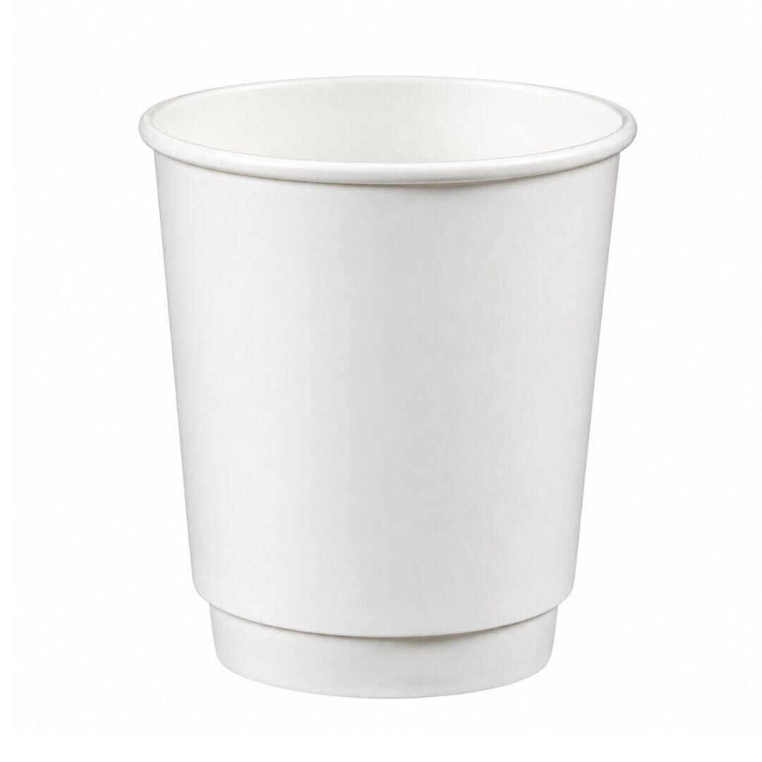 Karton Bardak Double Wall Beyaz 8 oz