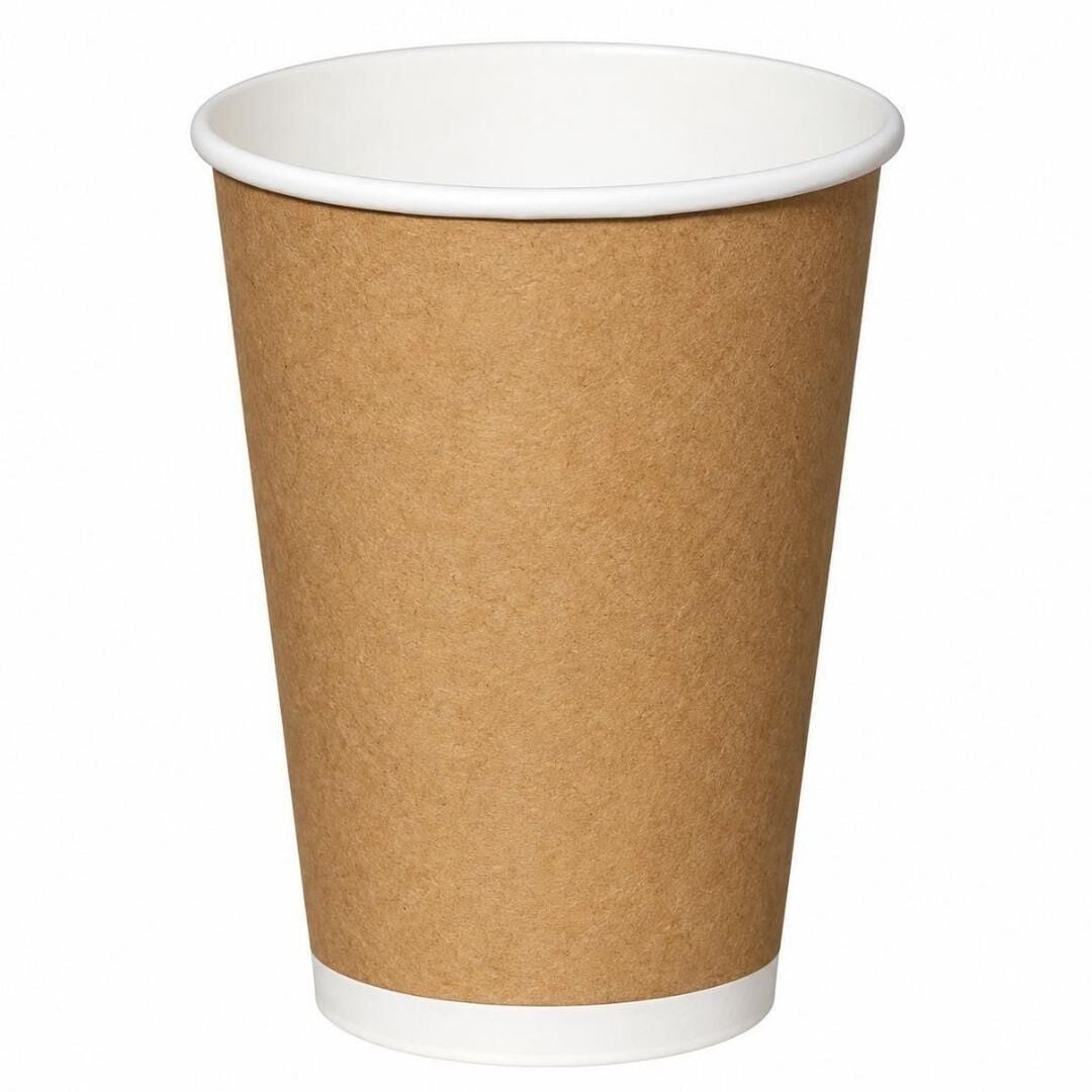 Karton Bardak Kraft 16 oz Double Wall