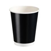 Karton Bardak Siyah 8oz Double Wall