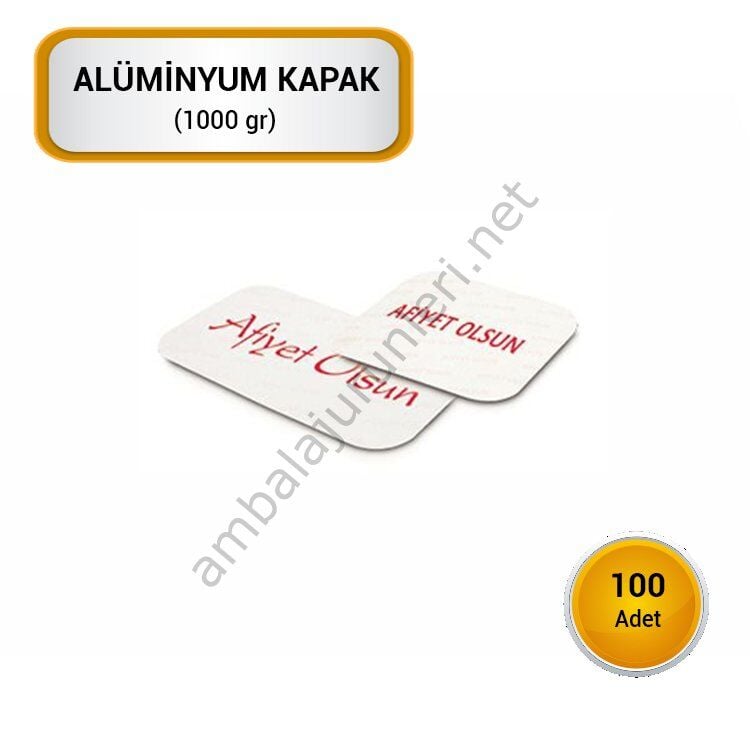 Alüminyum Kapak