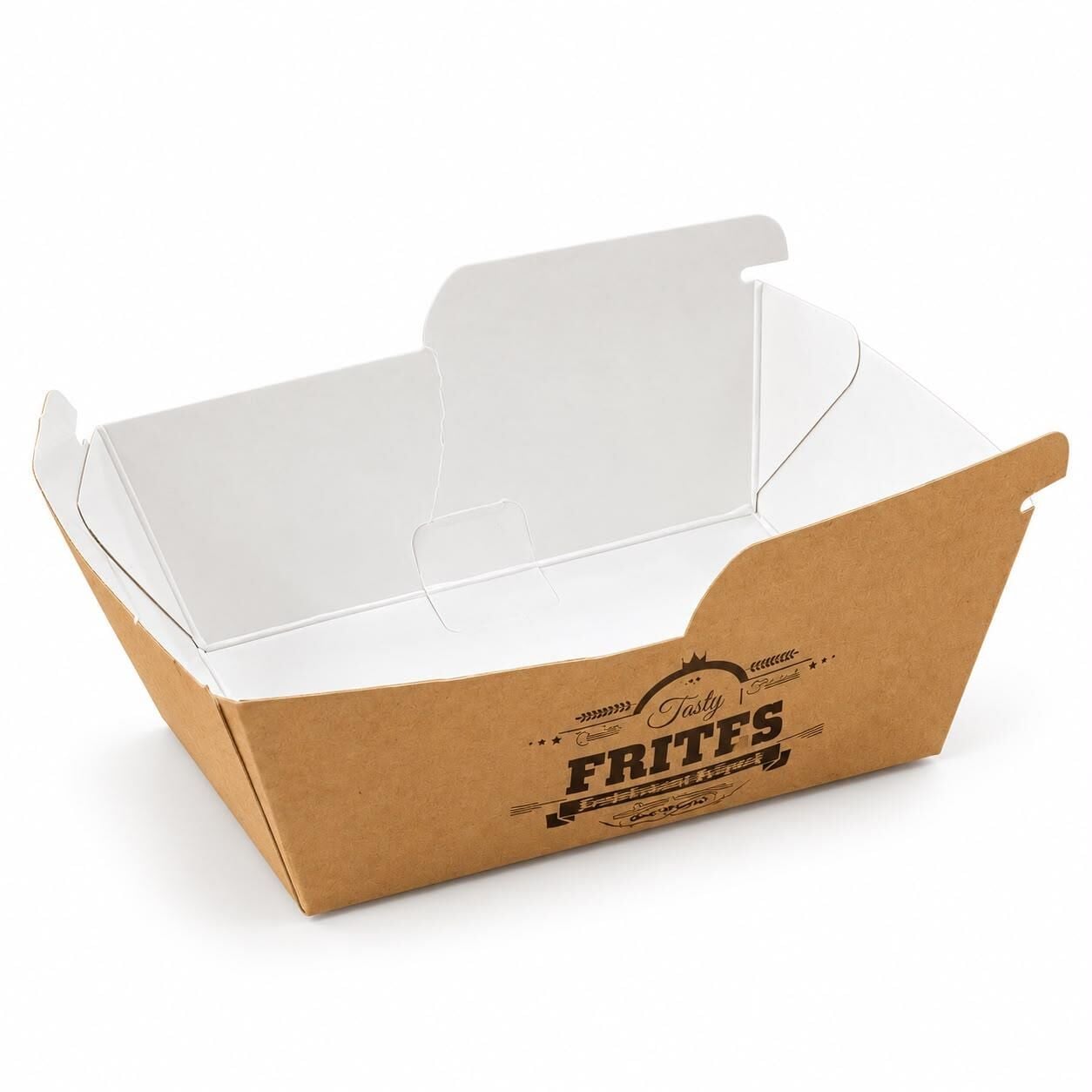 Konik Tabak ve Paket Servis Kutusu 7,5x10x4cm
