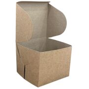 Kraft Tekli Pasta Kutusu 12x12x10cm 100adet