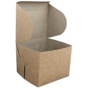 Kraft Tekli Pasta Kutusu 12x12x10cm 100adet