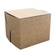 Kraft Tekli Pasta Kutusu 12x12x10cm 100adet