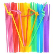 Artistik Renkli Pipet 50 adet