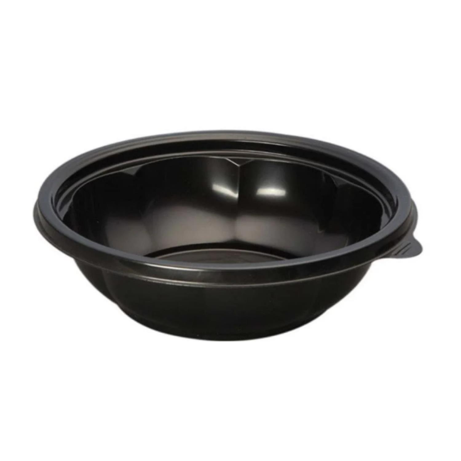 Siyah Salata Kabı Kap+Kapak 750 gr