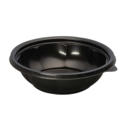 Siyah Salata Kabı Kap+Kapak 750 gr